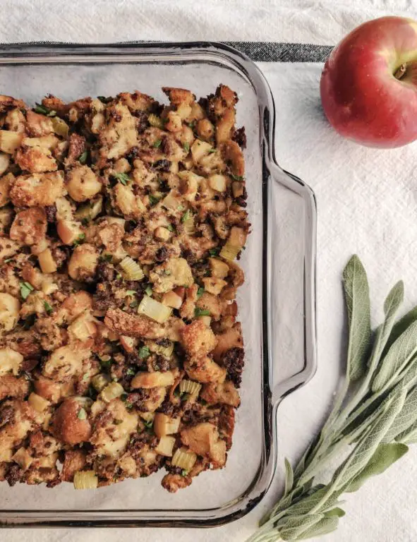 Savory Dried Apple and Sage Stuffing