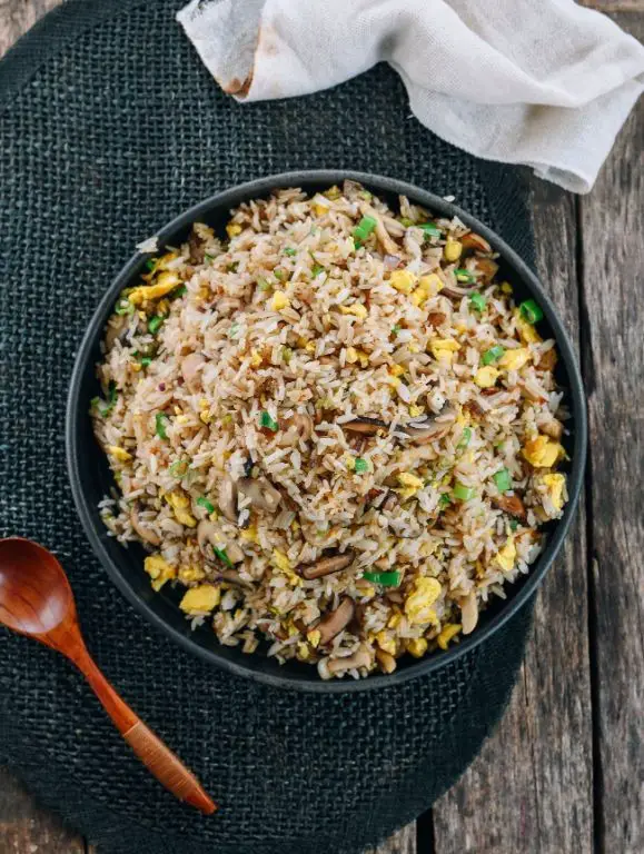 Savory Mushroom Fried Rice
