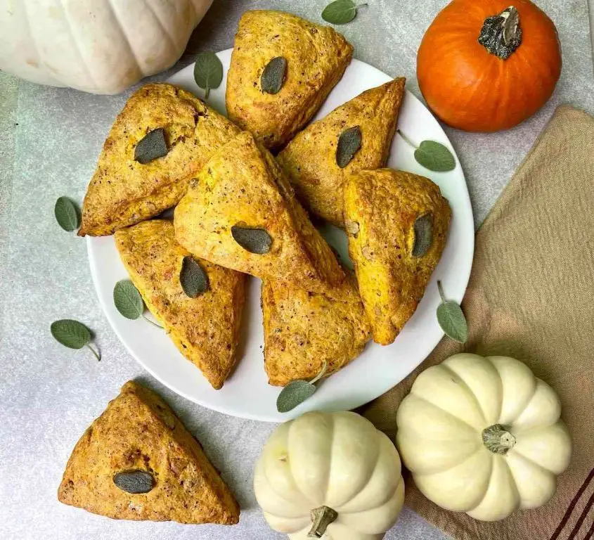 Savory Pumpkin and Sage Scones
