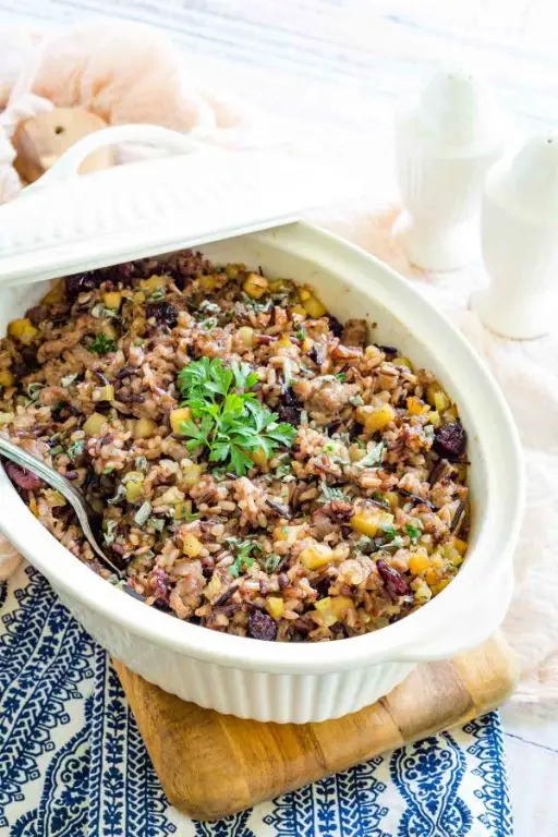 Savory Sausage and Rice Stuffing