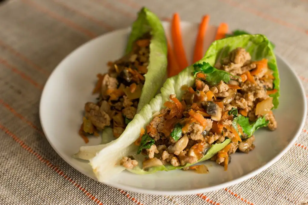 Savory Shredded Turkey Lettuce Wraps