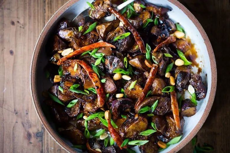 Schezuan Peppercorn Eggplant Stir-Fry
