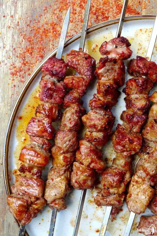 Schezuan Peppercorn Lamb Kebabs