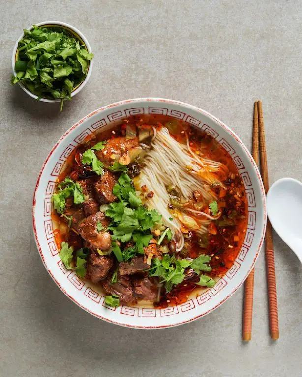 Schezuan Peppercorn Noodle Soup