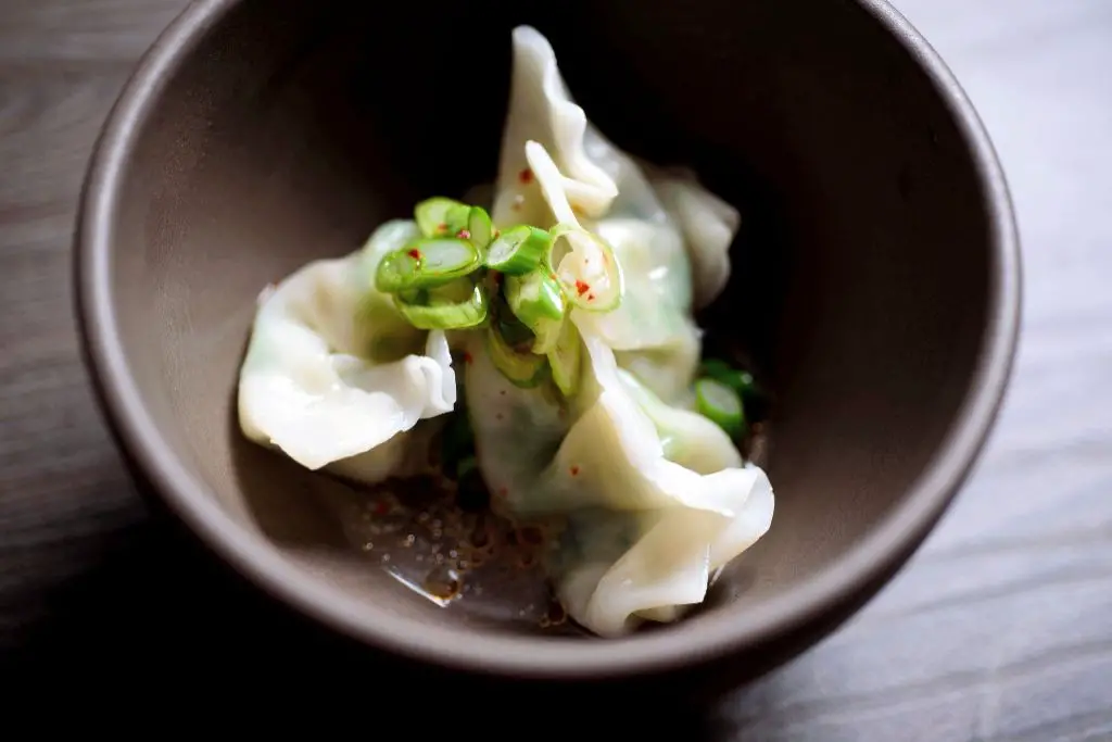 Seafood Gyoza with Shrimp and Scallops