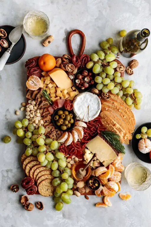 Seasonal Fruit and Charcuterie Display