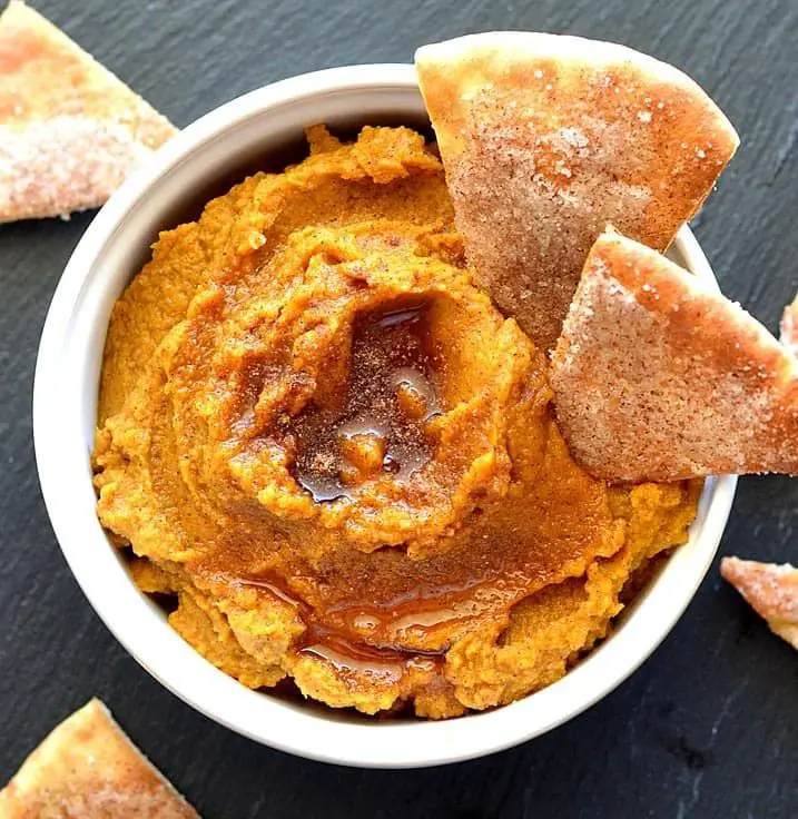 Seminole Pumpkin Hummus with Pita Chips