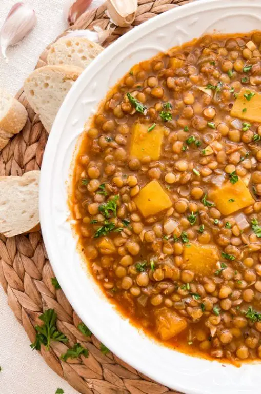 Seminole Pumpkin and Lentil Stew