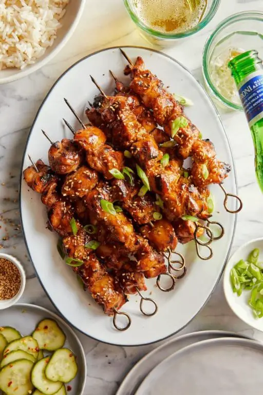 Sesame Ginger Chicken Kabobs