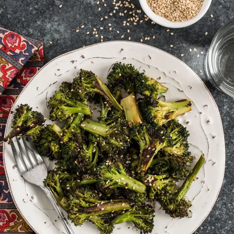 Sesame Ginger Roasted Broccoli