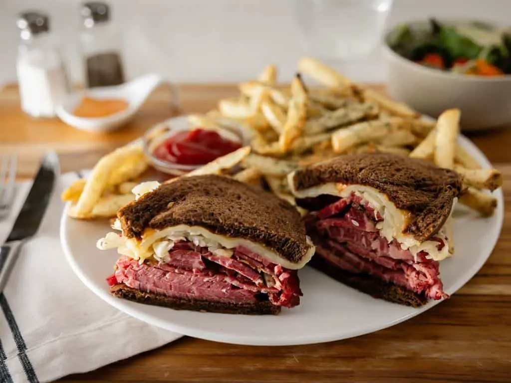 Shaved Beef Reuben Sandwich