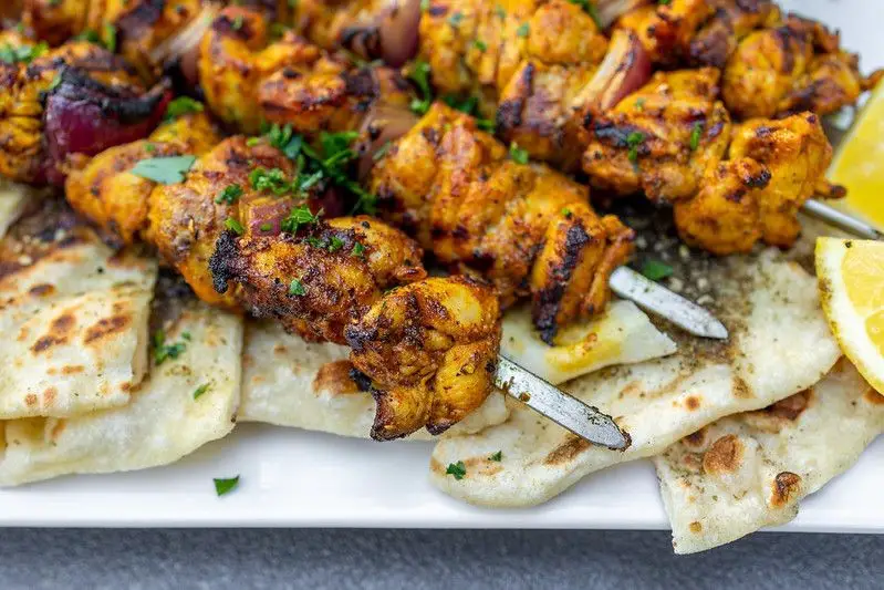 Shawarma-Spiced Chicken Skewers