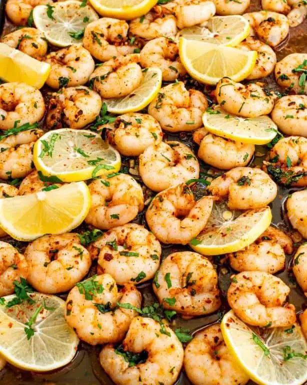 Sheet Pan Garlic Butter Shrimp