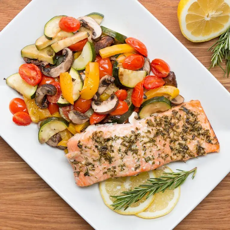 Sheet Pan Lemon Herb Salmon and Vegetables