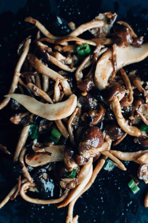 Shiitake Mushroom Stir-Fry with Ginger
