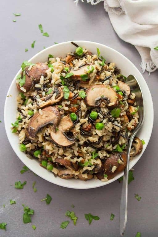 Shiitake Mushroom and Wild Rice Pilaf