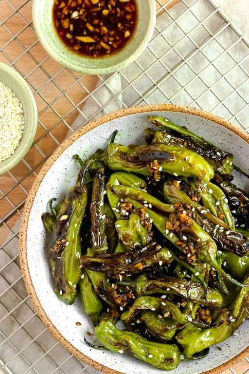 Shishito Pepper Stir-Fry with Soy Sauce