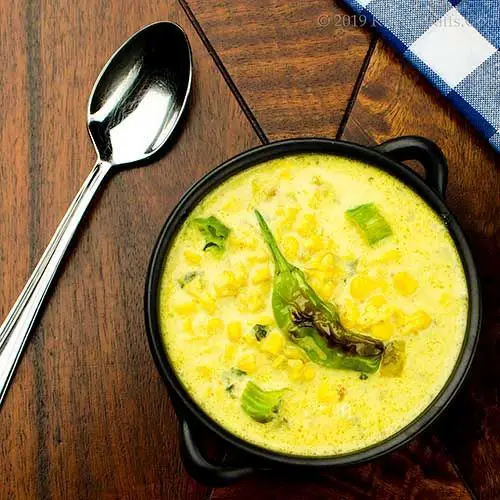 Shishito Pepper and Corn Chowder