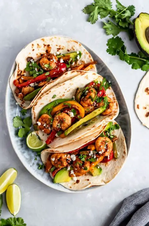 Shrimp Fajita Wraps