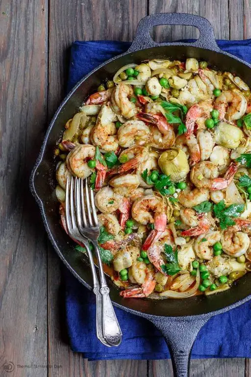 Shrimp and Artichoke Tapas