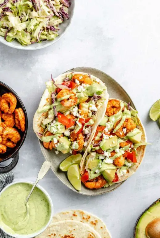 Shrimp and Avocado Taco Pie