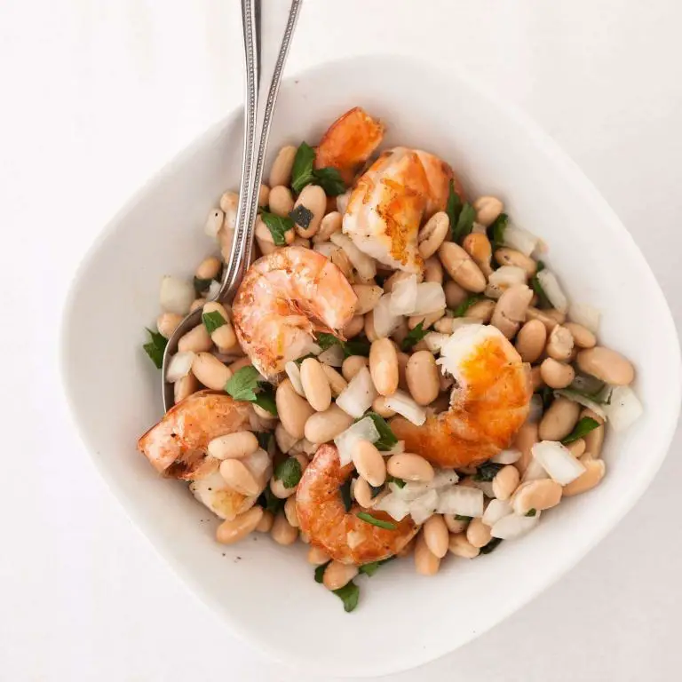 Shrimp and White Bean Salad
