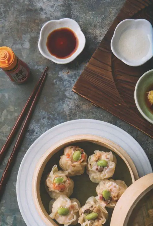 Shumai with Ground Lamb and Mint