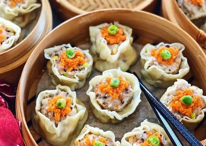 Shumai with Pork and Kimchi