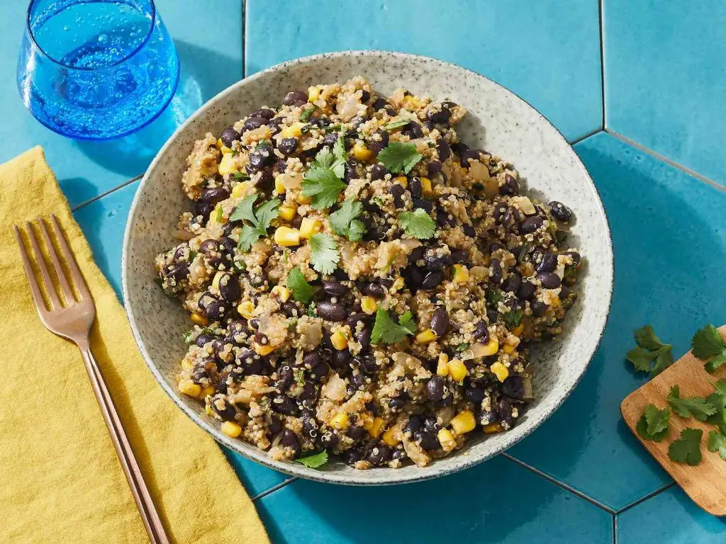 Shumai with Quinoa and Black Beans