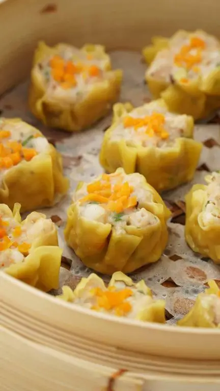 Shumai with Sweet Corn and Ground Chicken