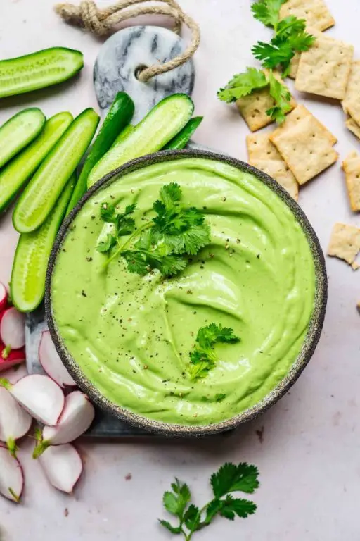 Silken Tofu Avocado Dip