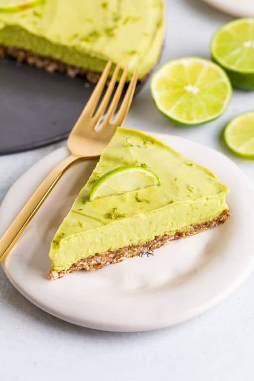 Silken Tofu Avocado Lime Tart
