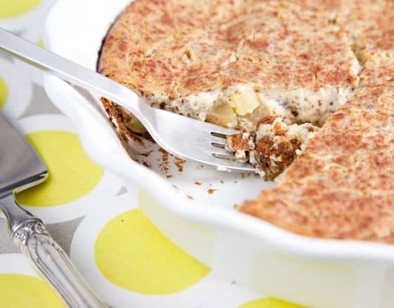 Silken Tofu Cinnamon Apple Crisp