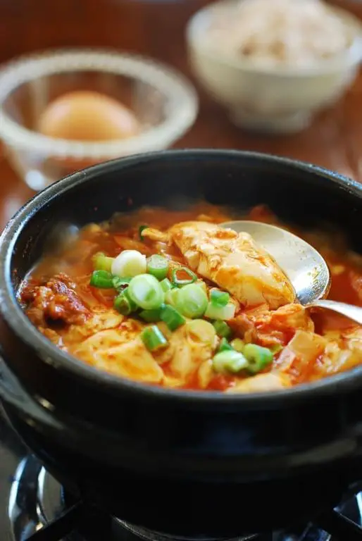 Silken Tofu Kimchi Stew