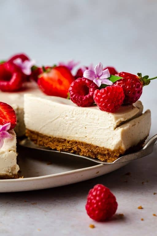 Silken Tofu Vanilla Cheesecake