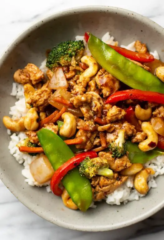 Simple Ground Chicken Stir-Fry