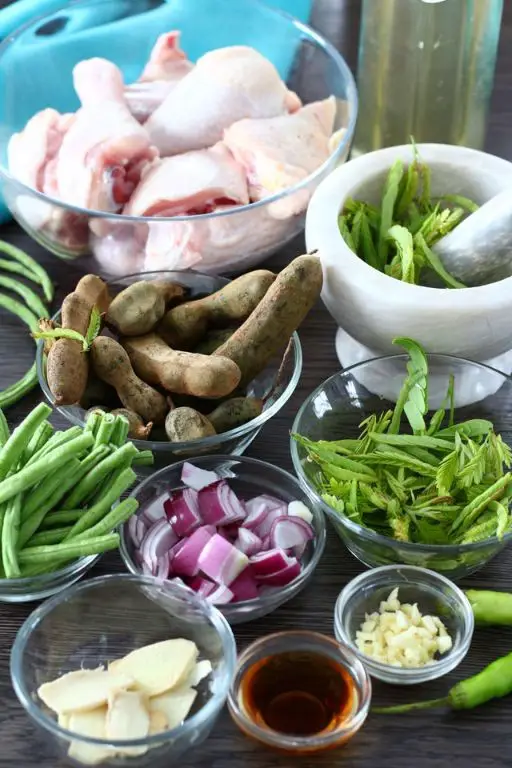 Sinampalukang Manok with Vegetables