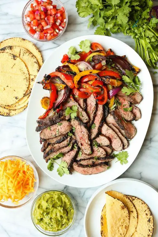 Sliced Beef Fajitas with Bell Peppers