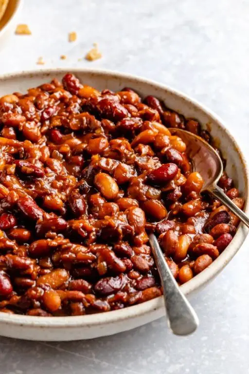 Slow Cooker Baked Beans with Bacon
