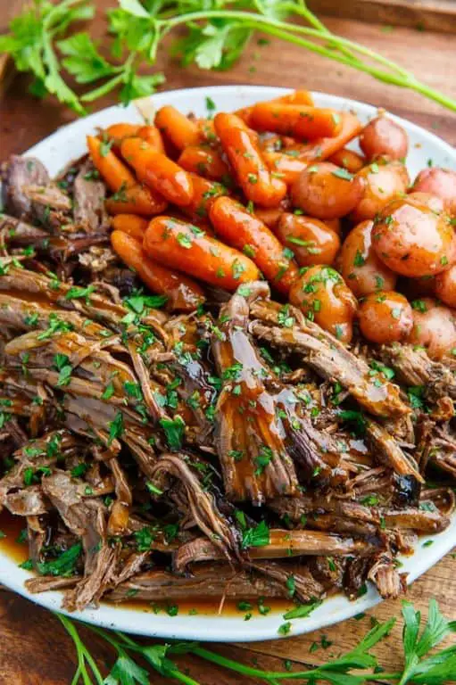 Slow Cooker Balsamic Roast Beef