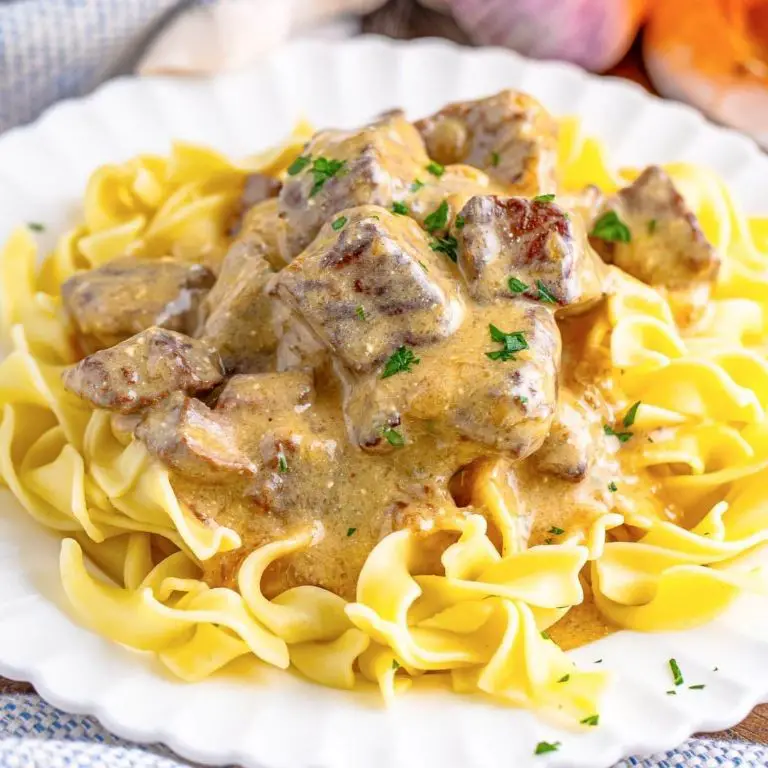 Slow Cooker Beef Stroganoff for Two
