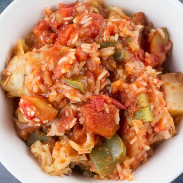 Slow Cooker Cabbage Roll Casserole