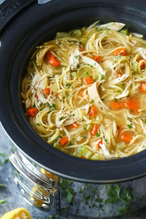 Slow Cooker Chicken Noodle Soup