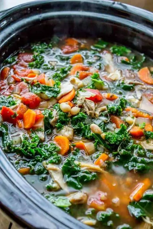 Slow Cooker Chicken and Kale Stew