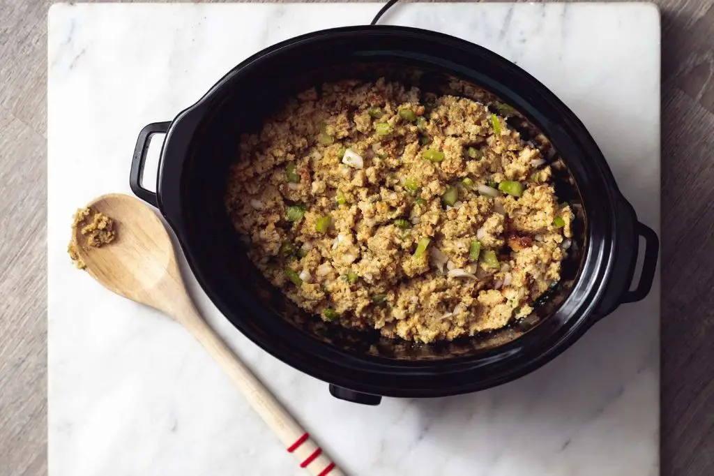Slow Cooker Cornbread Stuffing