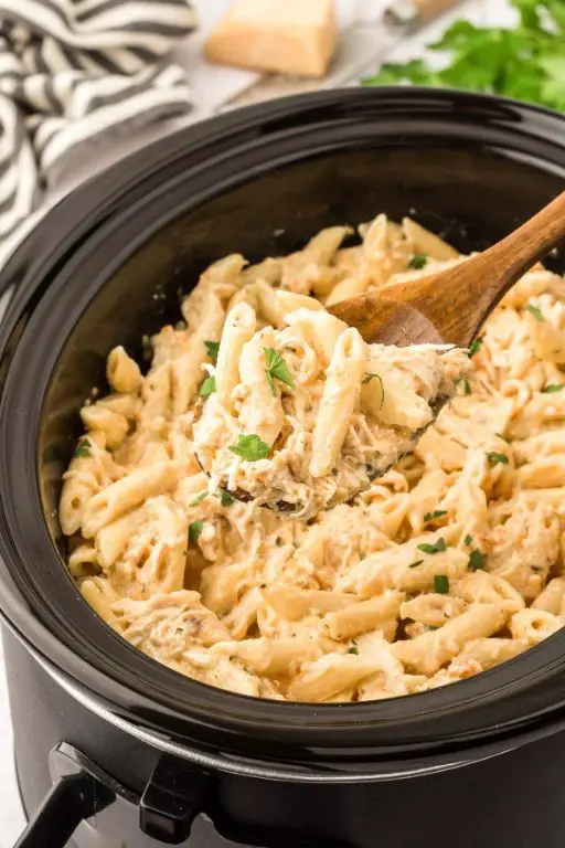Slow Cooker Creamy Garlic Parmesan Dip