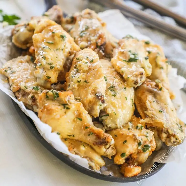 Slow Cooker Garlic Parmesan Wings