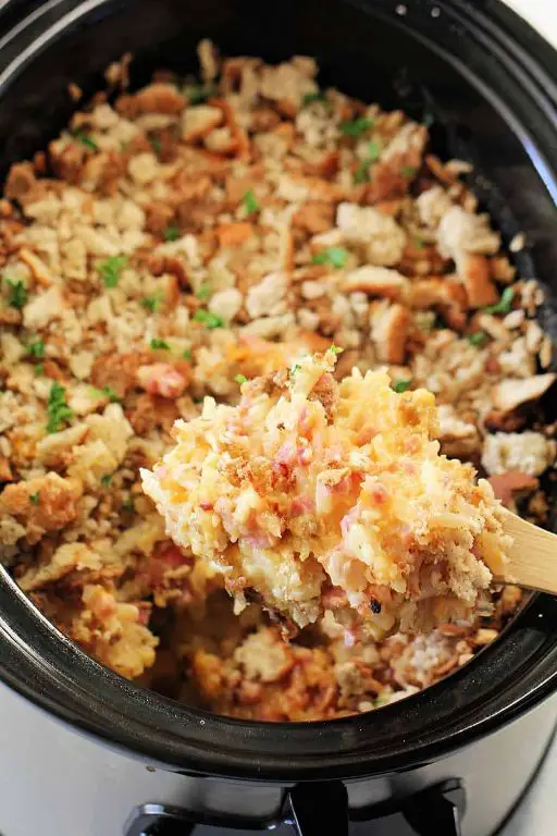 Slow Cooker Ham and Potato Casserole