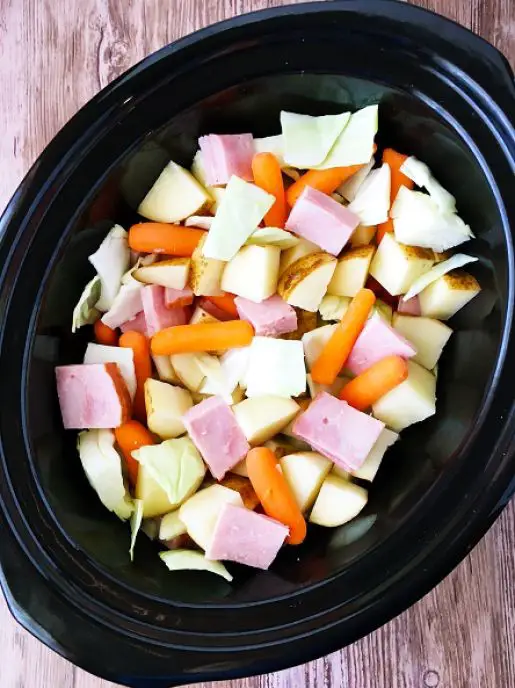 Slow Cooker Ham and Vegetable Medley