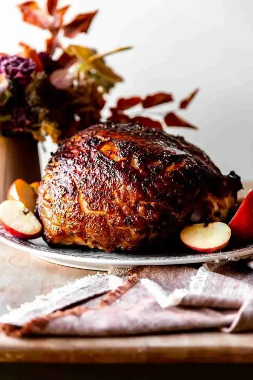Slow Cooker Ham with Apple Cider Glaze